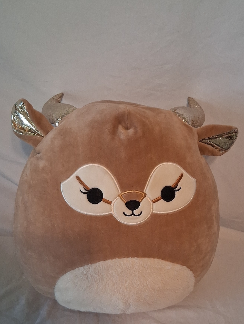 Squishmallows Kieli, the Antelope Plush  Light Brown & Cream